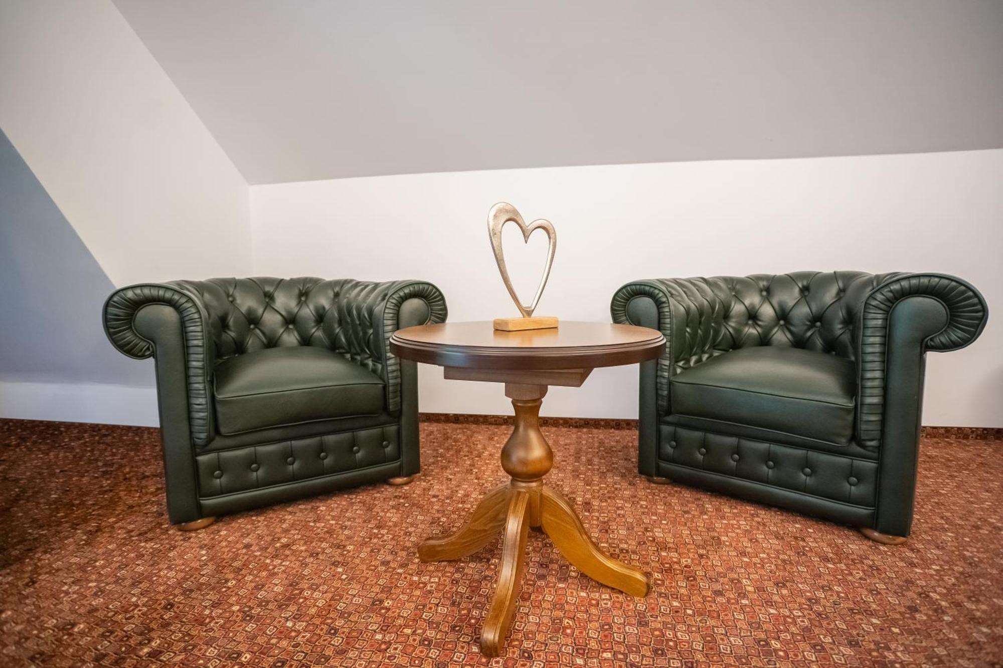 Opus Villa Sinaia Dış mekan fotoğraf A pair of leather armchairs