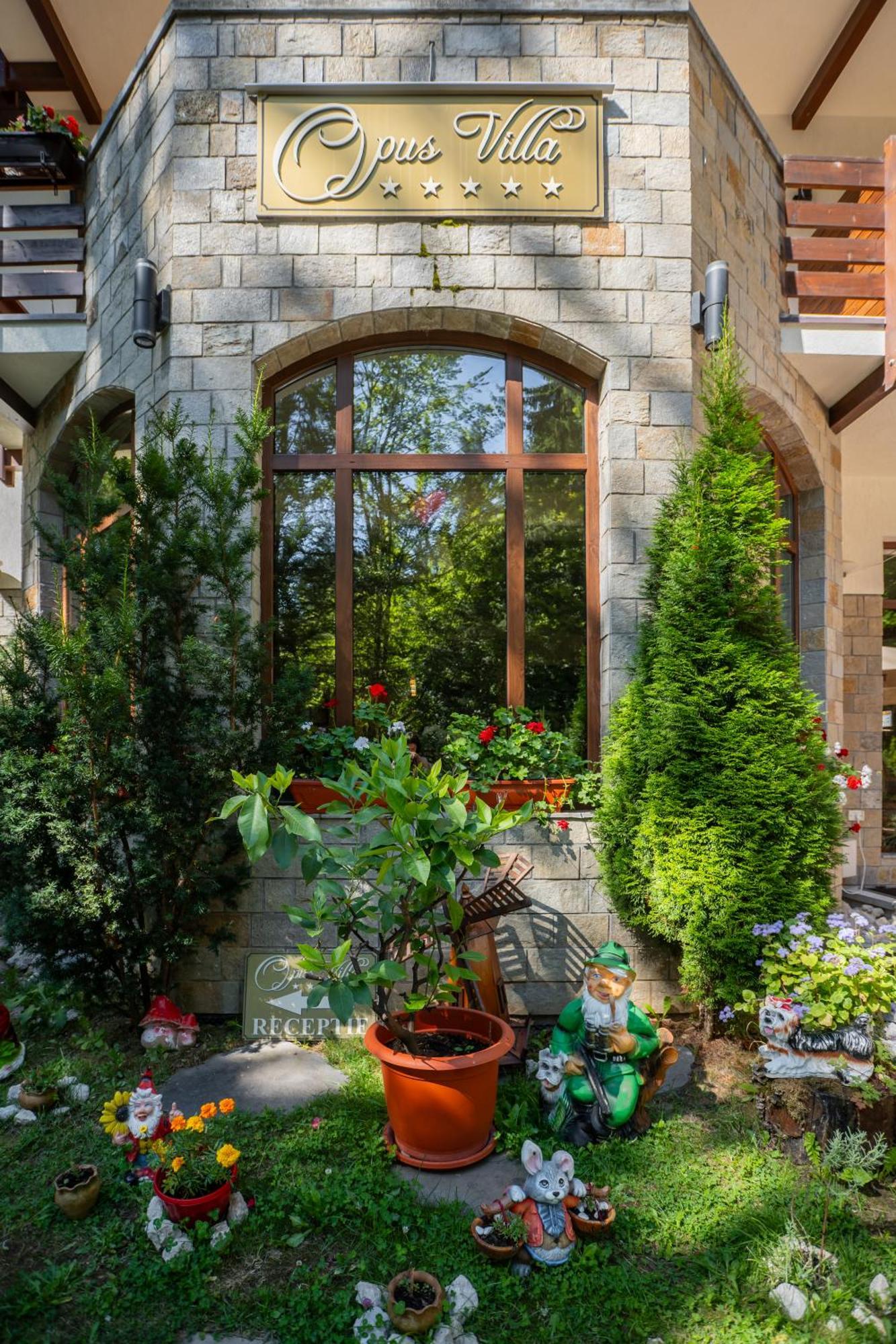 Opus Villa Sinaia Dış mekan fotoğraf The courtyard of the house